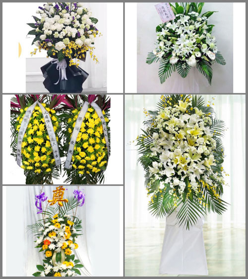 云南曲靖白事花篮预定